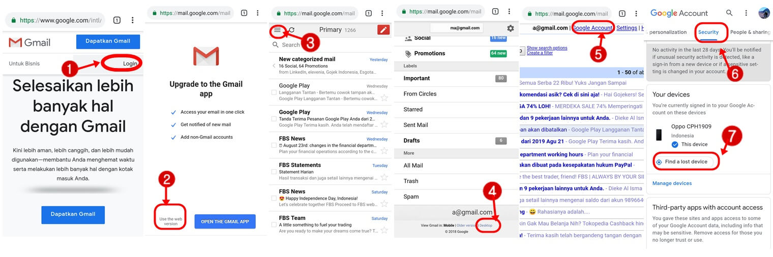 cara melacak hp yang hilang dengan gmail