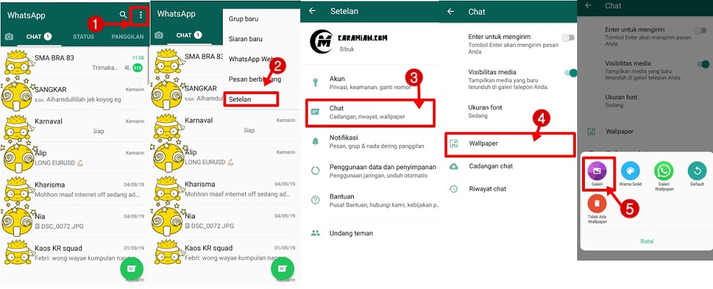 Begini Cara Mengubah Tema Whatsapp Tanpa Aplikasi Tambahan