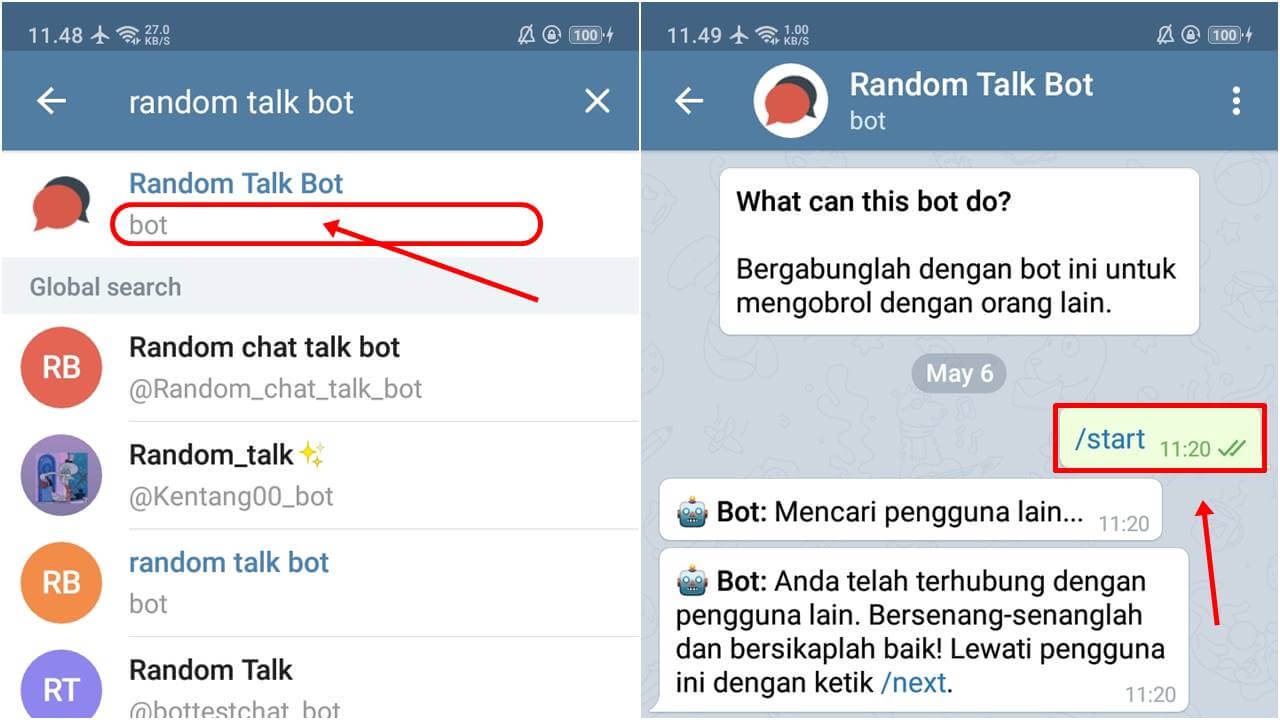 Cara Anonymous Chat Telegram Dengan Orang Lain