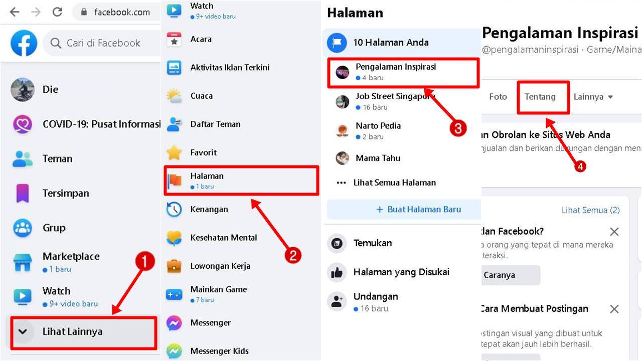 Cara Mengganti Nama Halaman Facebook Di Laptop PC Browser 2