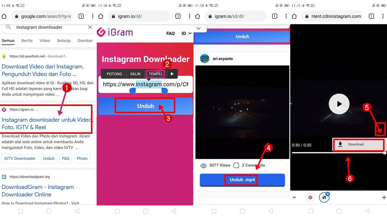 Cara Download Video Ig Tanpa Aplikasi Melalui Browser