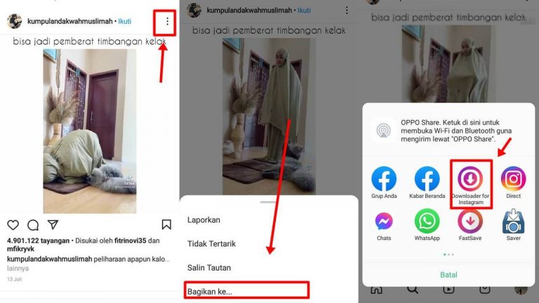 Cara Menyimpan Video Dari Instagram Ke Galeri Handphone