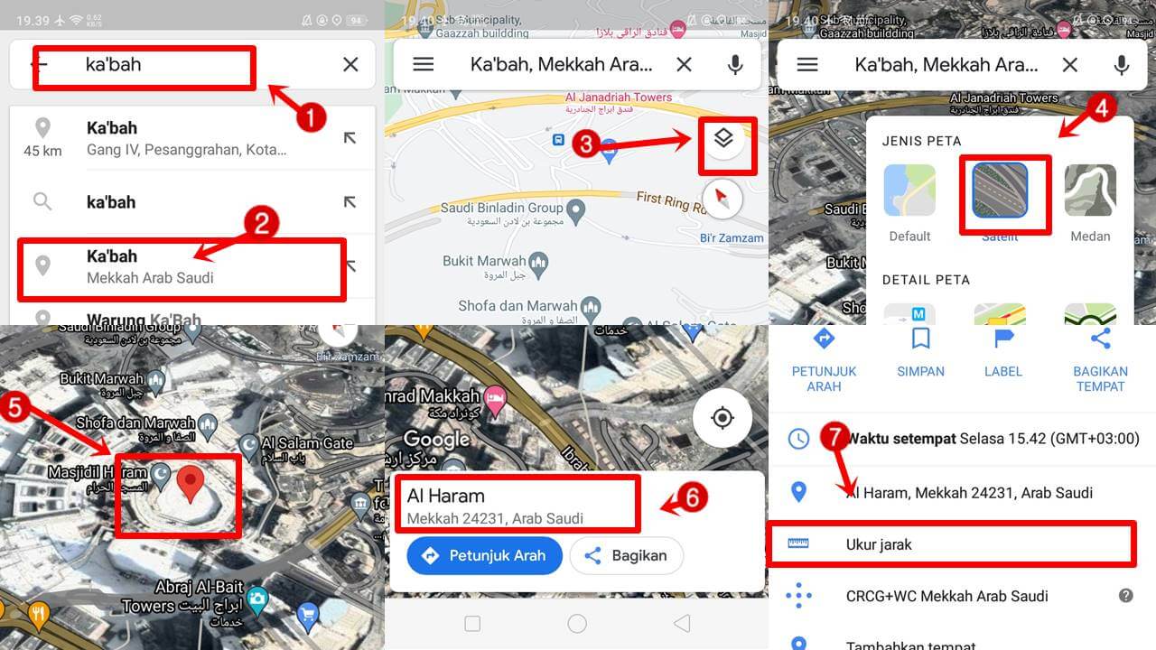 Menentukan Arah Kiblat Dengan Google Maps