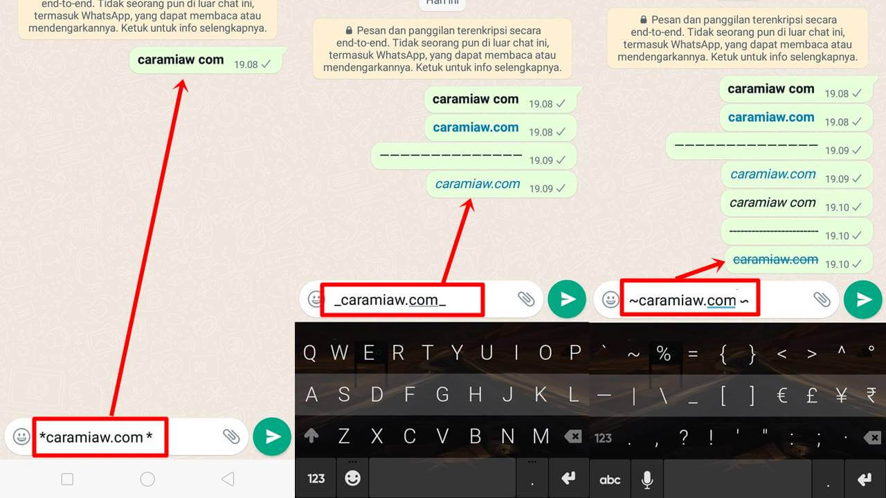 Cara Membuat Huruf Tebal Di WhatsApp, Kode Rahasia Bisa Miring Coret