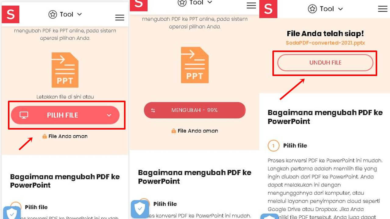 Cara Merubah PDF Ke Power Point Soda PDF