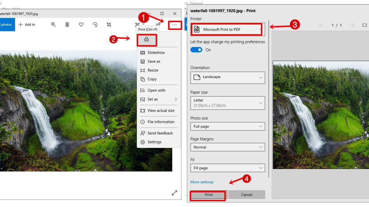 Cara Mengubah Foto Ke PDF Windows 10