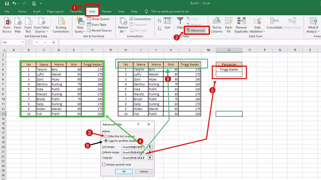 Cara Filter Data Di Excel Dengan Macro Part2