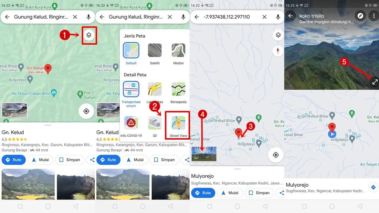 Cara Jalan Jalan Di Google Maps di HP