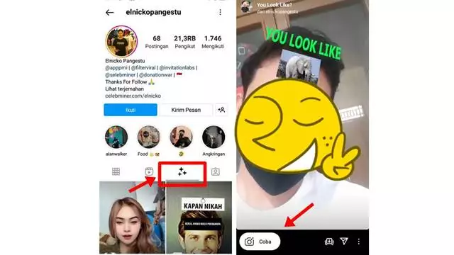 Cara Mencari Filter Di Instagram Dari Kreator Favorit